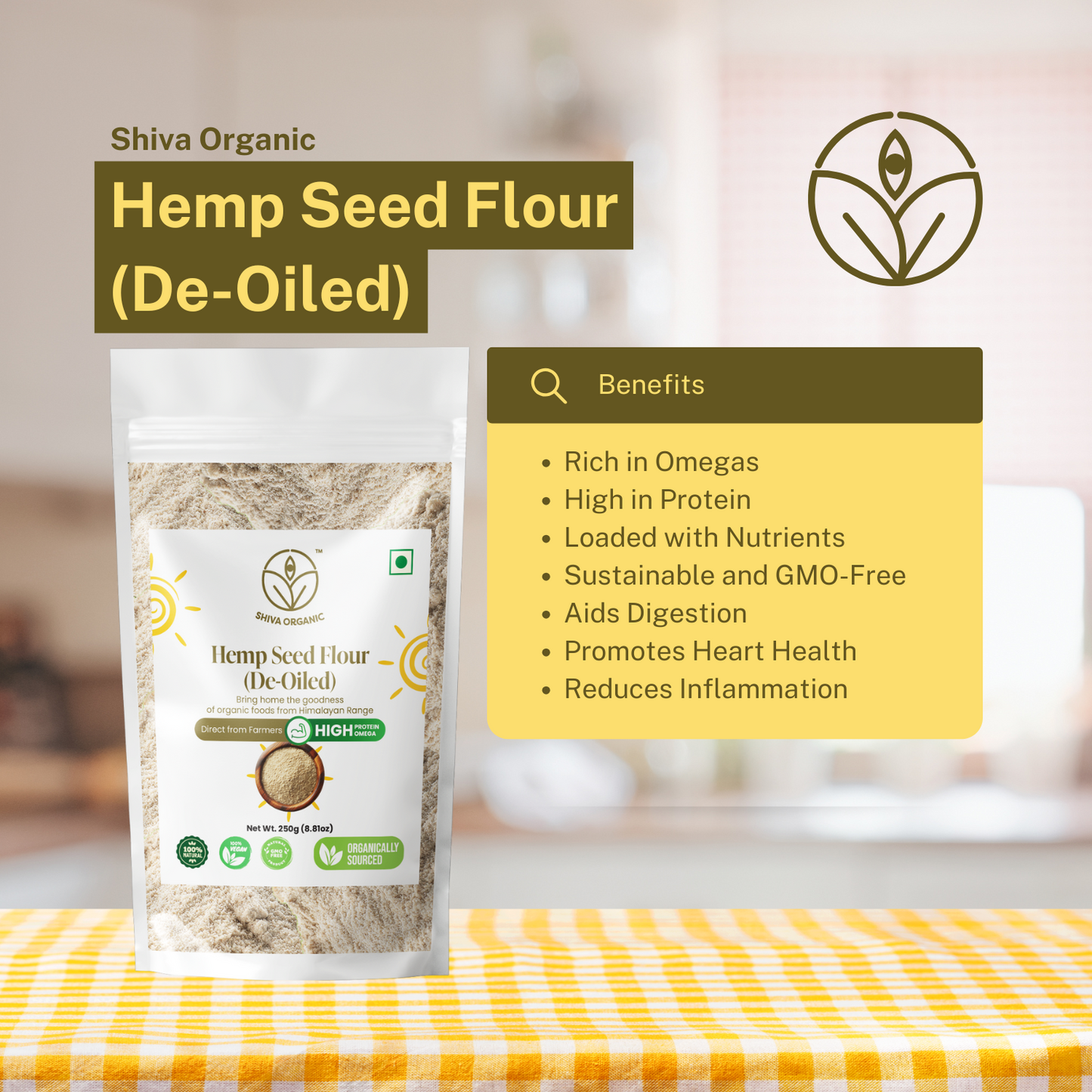 Hemp Flour | Hemp Protein | Shiva Organic