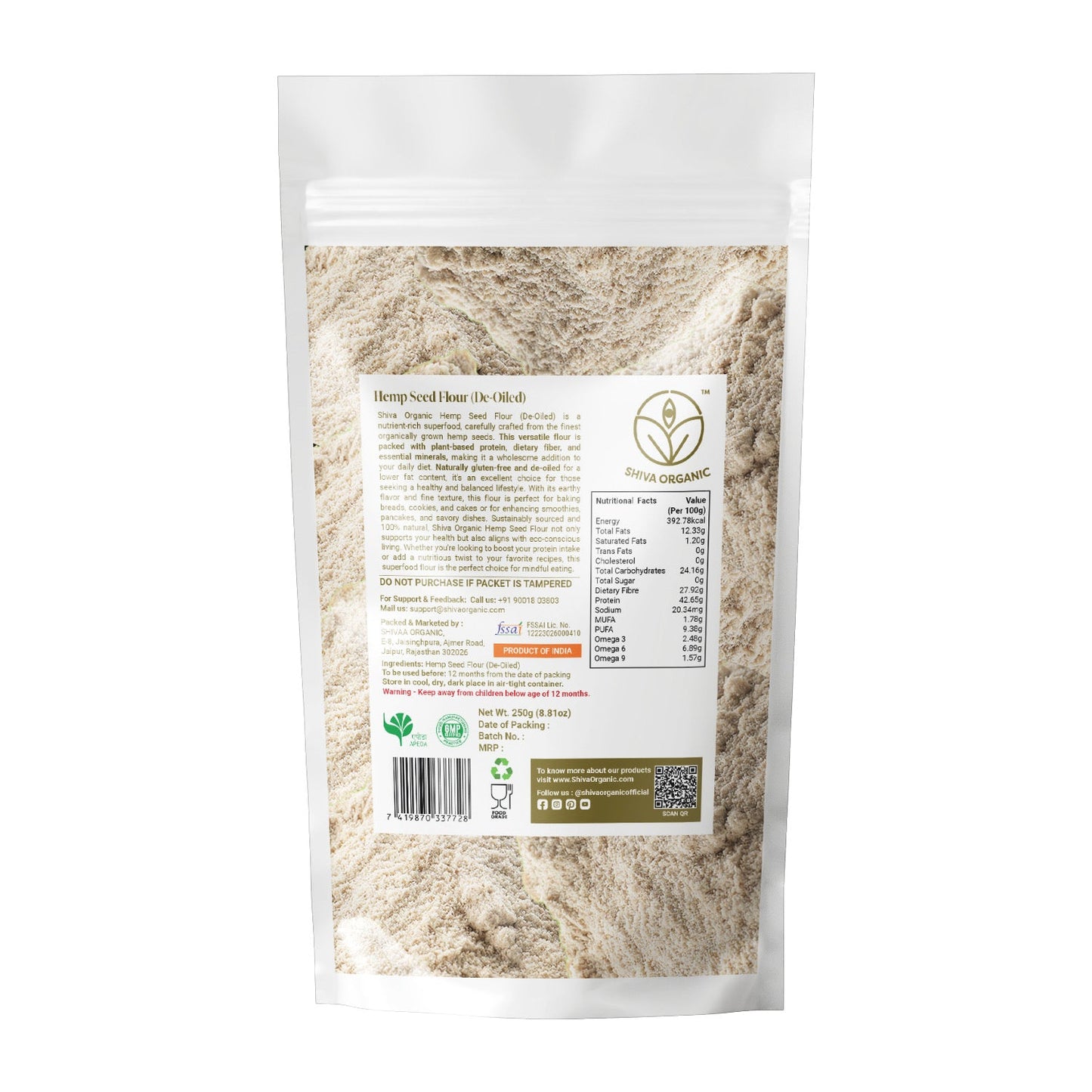 Hemp Flour | Hemp Protein | Shiva Organic
