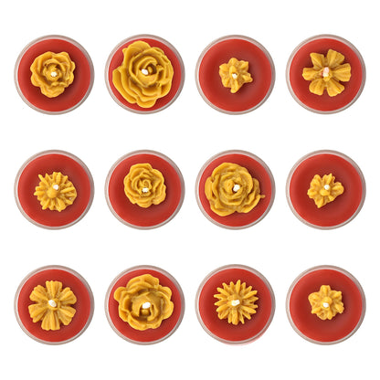  Handmade Flower Candle | Beeswax | Shiva Organic