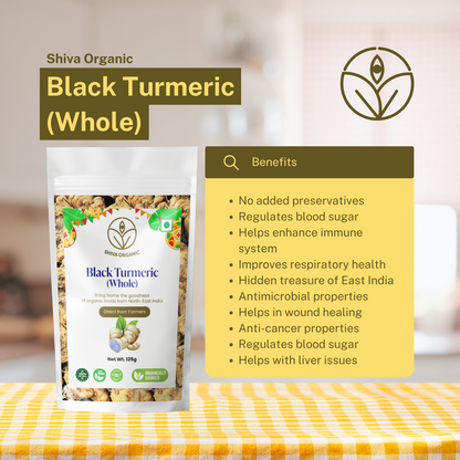 Black Turmeric Whole | Kali Haldi