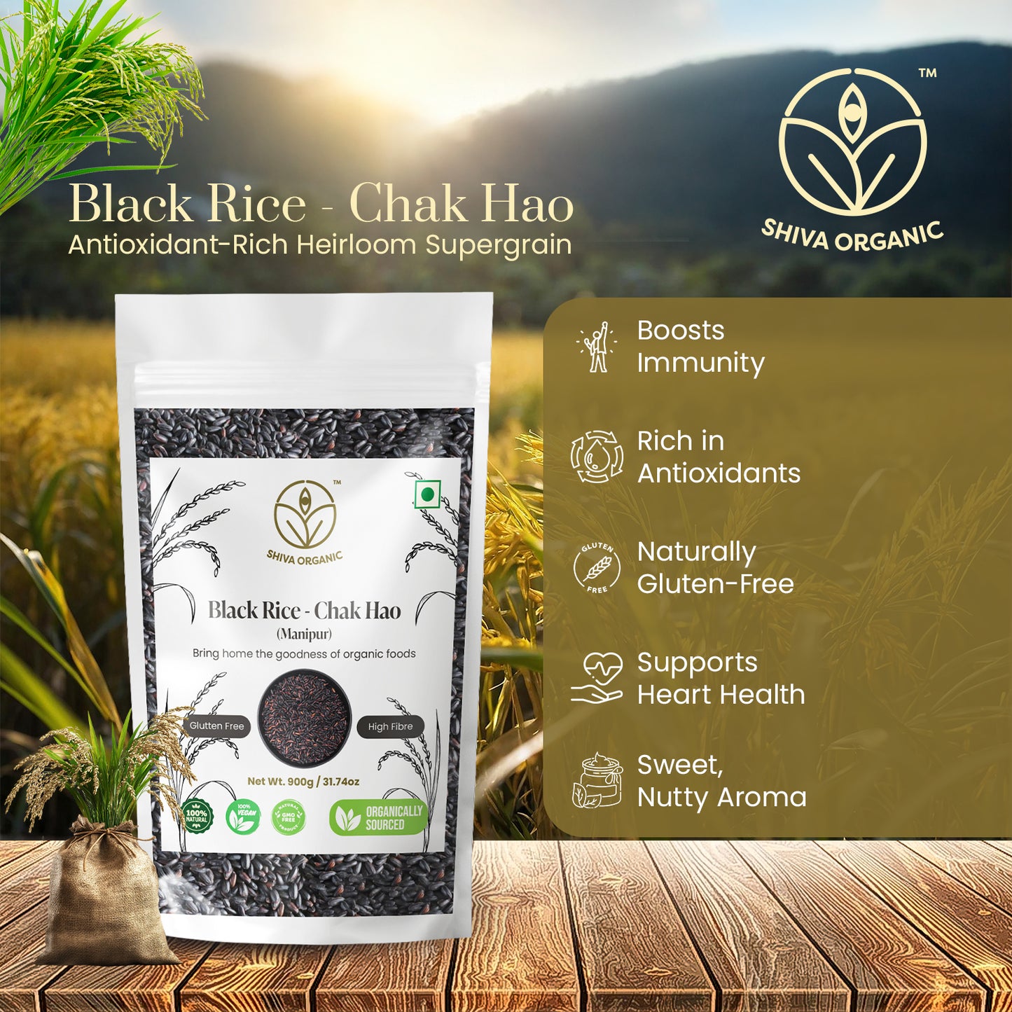 Black Rice Chak-Hao | Manipur