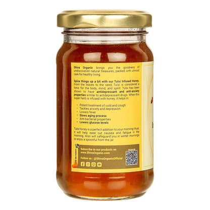 Tulsi Infused Honey | Immunity Booster | Shiva Organic 