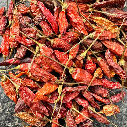 Bird Eye Chilli 50g | Shiva Organic