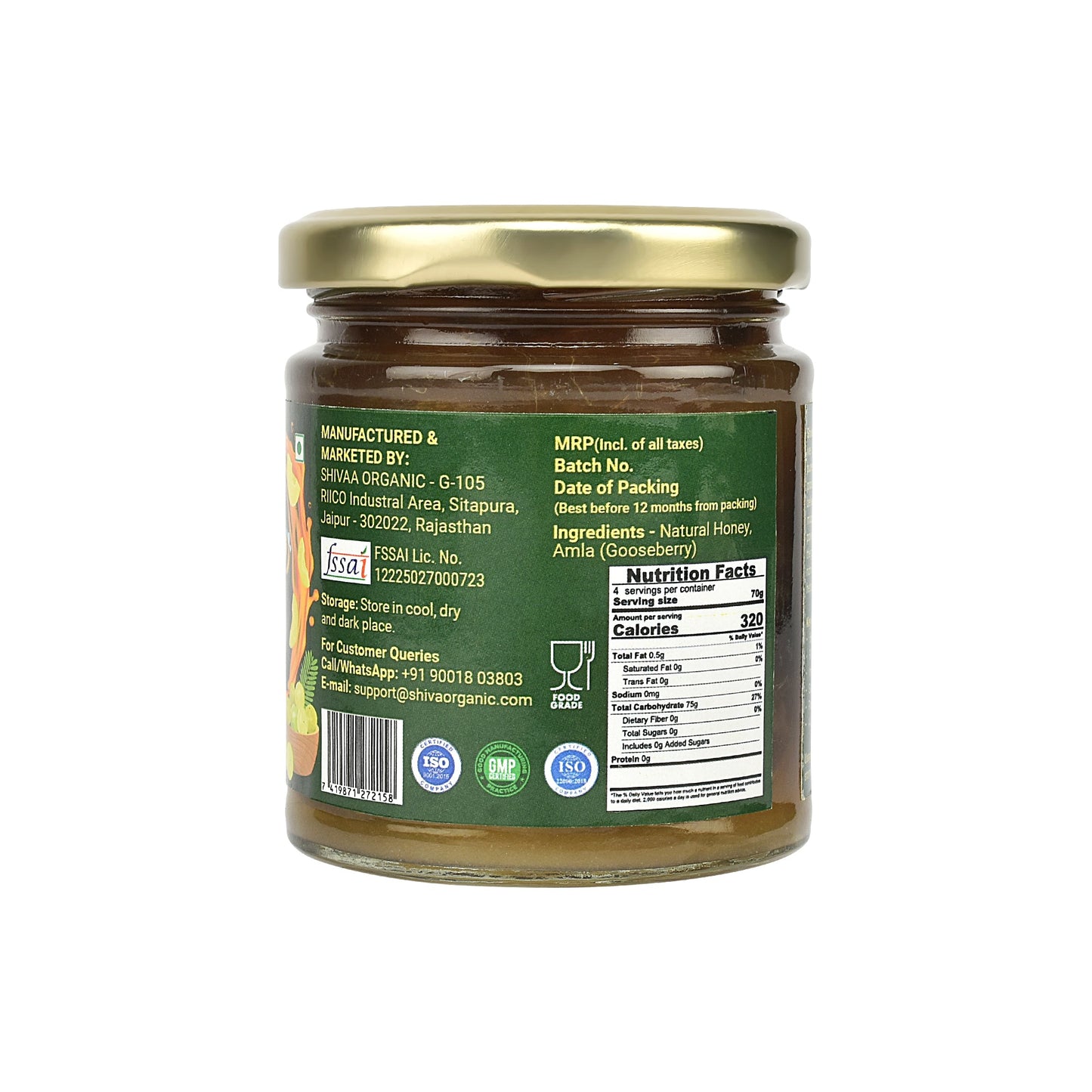 Amla Murabba | Organic Honey | Shiva Organic