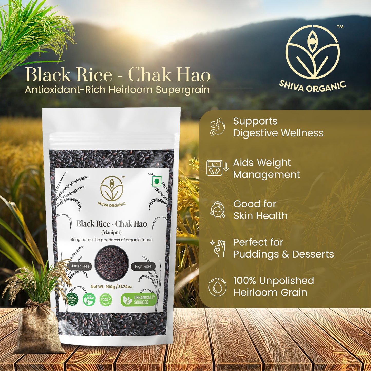 Black Rice Chak-Hao | Manipur