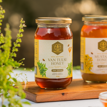 500gm | Van Tulsi Nectar Honey | Raw Honey